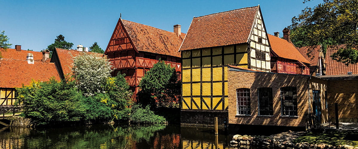 The timber-framed buildings of Aarhus